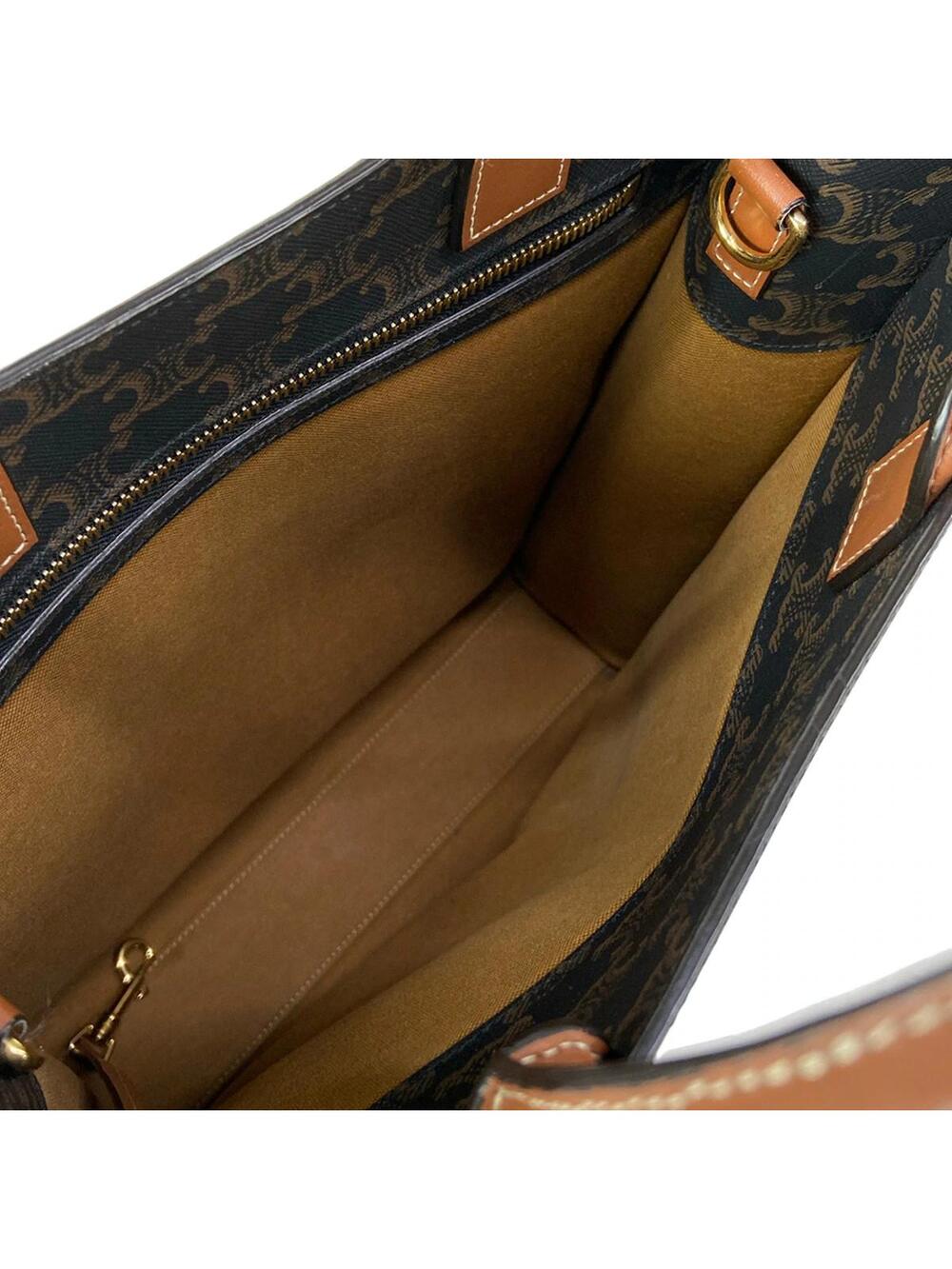 Celine Small Vertical Cabas Tan(Black #289340C98B - Picture 7 of 15